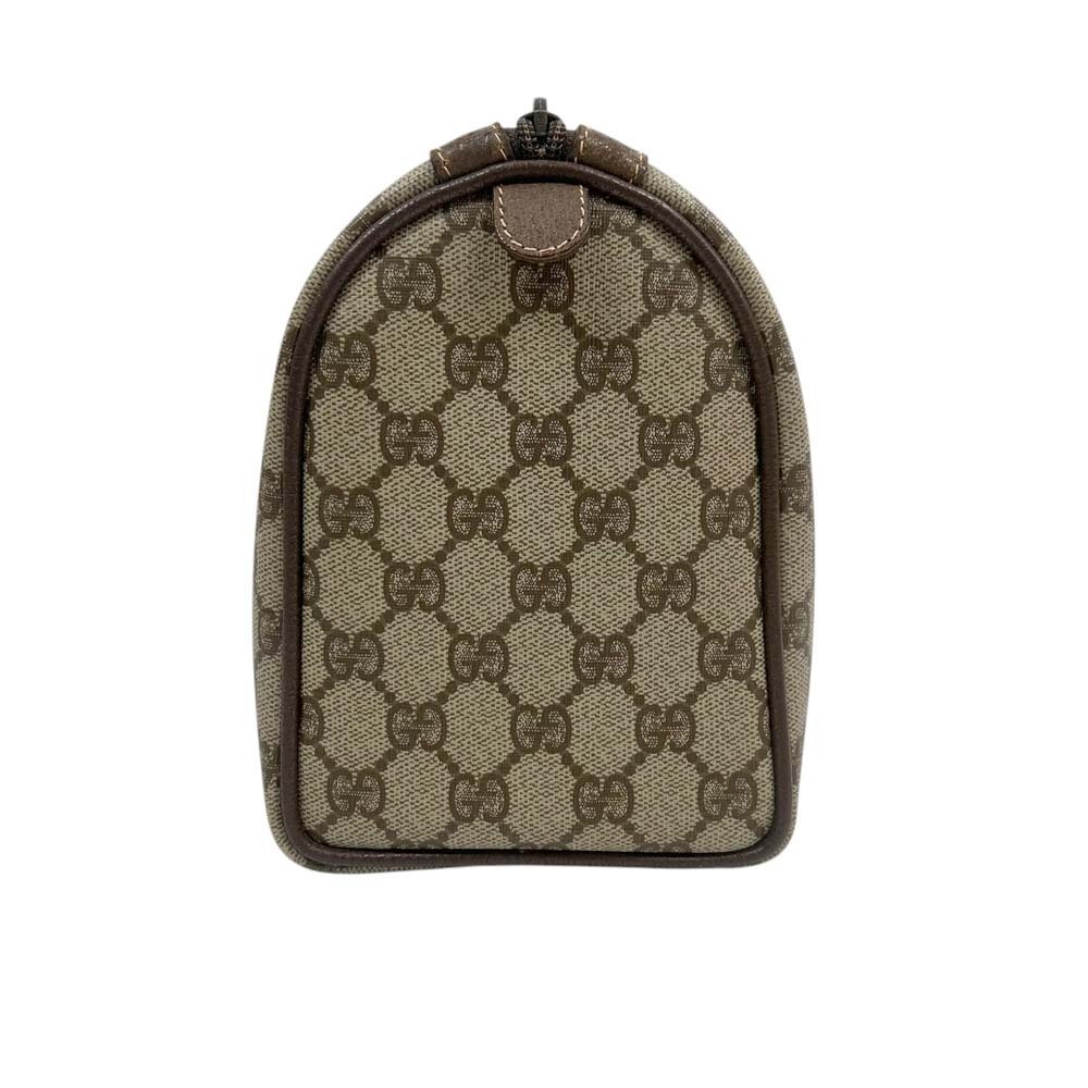 Gucci Boston Bag Brown Handbag Sherry GG Supreme - Picture 3 of 9